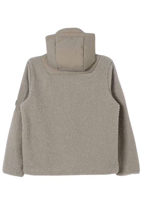 Grey shearling jacket for kids CP COMPANY | CUS00J/FIGRIGIO